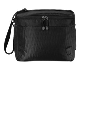 Port Authority BG513 12-Can Cube Cooler, Black/ Black