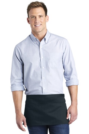 Port Authority A602 Three-Pocket Waist Apron, Navy