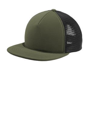 Port Authority C937 Flexfit 110 Foam Outdoor Cap, Army Green/ Black