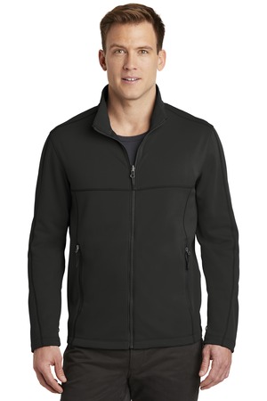 Port Authority F904 Collective Smooth Fleece Jacket, Deep Black