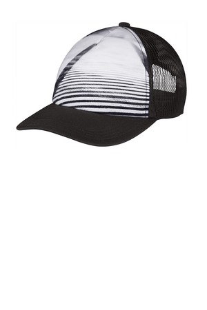 Port Authority C950 Photo Real Snapback Trucker Cap, City Street