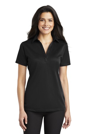 Port Authority L540 Women's Silk Touch Performance Polo, Black