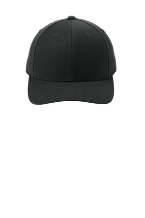 Sport-Tek STC43 YP Classics Curve Bill Snapback Cap, Black