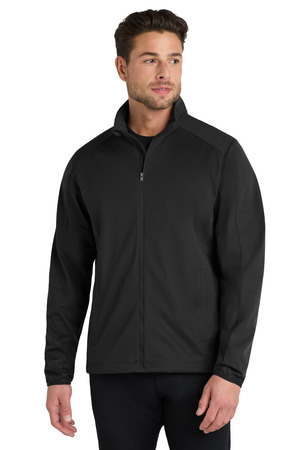 Port Authority J717 Active Soft Shell Jacket, Deep Black