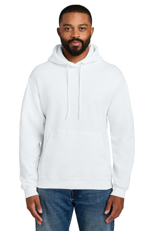 Port & Co PC90H Essential Fleece Pullover Hooded Sweatshirt, White