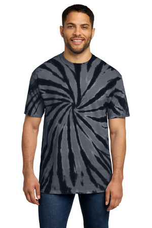 Port & Co PC147 Tie-Dye Tee, Black