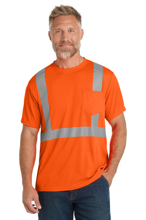 CornerStone CS200 ANSI 107 Class 2 Mesh Tee, Safety Orange