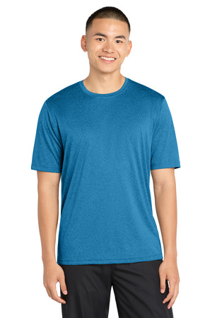 Sport-Tek ST360 Heather Contender Tee, Blue Wake Heather