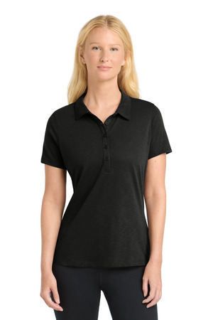 Sport-Tek LST530 Women's PosiCharge Strive Polo, Black