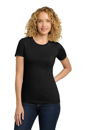 Next Level Apparel NL3900 Women's Cotton Tee, Black