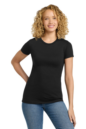 Next Level Apparel NL6610 Women's CVC Tee, Black