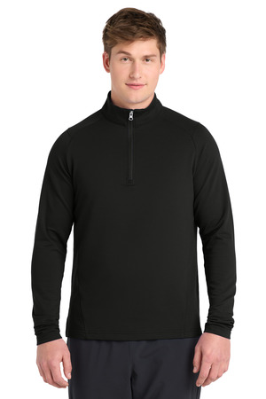 Sport-Tek ST561 Sport-Wick Flex Fleece 1/4-Zip, Black