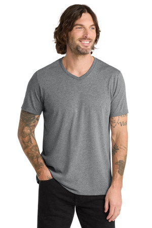 AllMade AL2014 Unisex Tri-Blend V-Neck Tee, Aluminum Grey