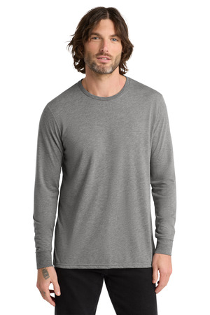 AllMade AL6004 Unisex Tri-Blend Long Sleeve Tee, Aluminum Grey