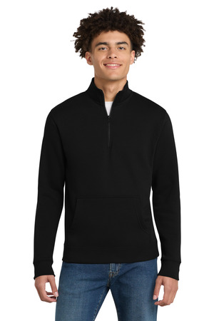 District DT6106 V.I.T. Fleece 1/4-Zip, Black