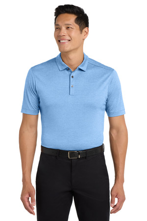 Port Authority K585 Shadow Stripe Polo, Carolina Blue