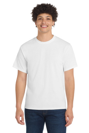 Port & Co PC55T Tall Core Blend Tee, White