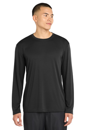 Sport-Tek TST350LS Tall Long Sleeve PosiCharge Competitor Tee, Black