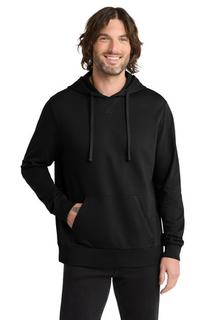 AllMade AL4000 Unisex Organic French Terry Pullover Hoodie, Deep Black