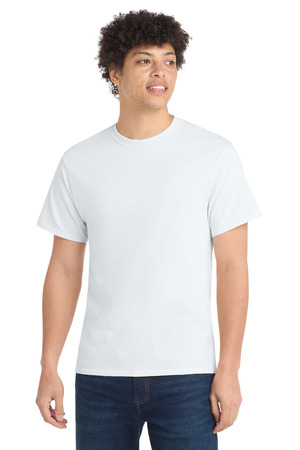Port & Co PC54 Core Cotton Tee, White