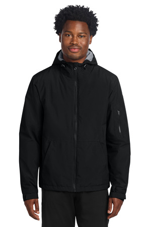 Sport-Tek JST56 Waterproof Insulated Jacket, Black