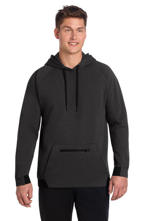 Sport-Tek ST571 PosiCharge Strive Hooded Pullover, Black