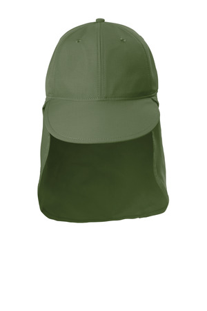 Port Authority C949 Outdoor UV Sun Shade Cap, Olive Leaf