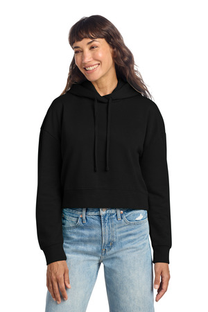 District DT6101 Women's V.I.T. Fleece Hoodie, Black
