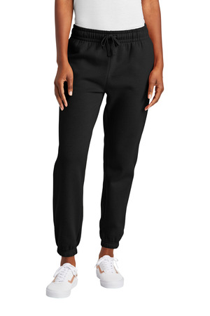 District DT6110 Women's V.I.T. Fleece Sweatpant, Black