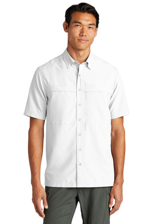 Port Authority W961 Short Sleeve UV Daybreak Shirt, White