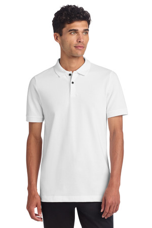 Mercer+Mettle MM1000 Stretch Heavyweight Pique Polo, White