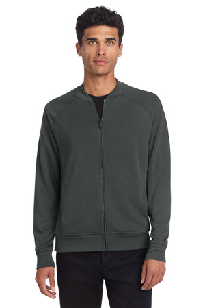 Mercer+Mettle MM3000 Double-Knit Bomber, Anchor Grey