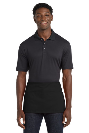 Port Authority A515 Waist Apron with Pockets, Black