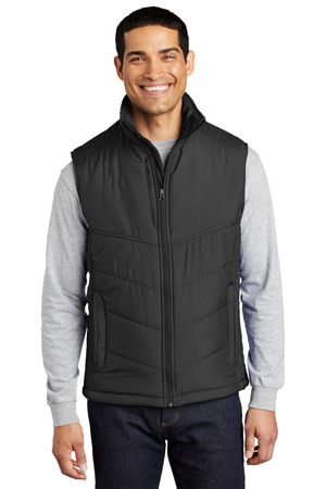 Port Authority J709 Puffy Vest, Black/ Black