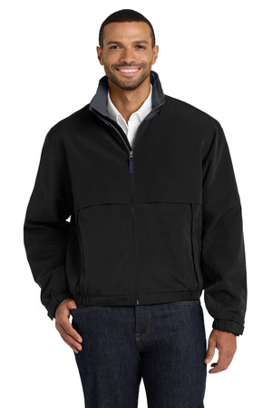 Port Authority J764 Legacy Jacket, Black/ Steel Grey