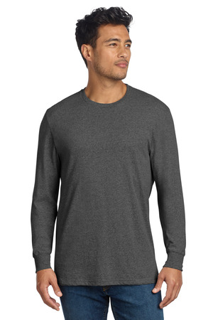 AllMade AL6204 Unisex Long Sleeve Recycled Blend Tee, Reloaded Charcoal Heather