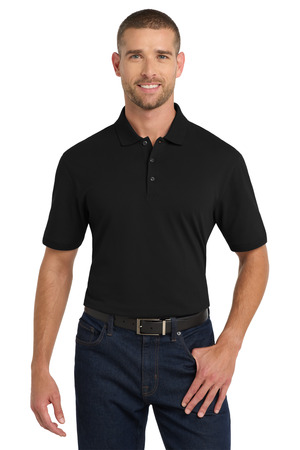 Port Authority K8000 EZCotton Polo, Black