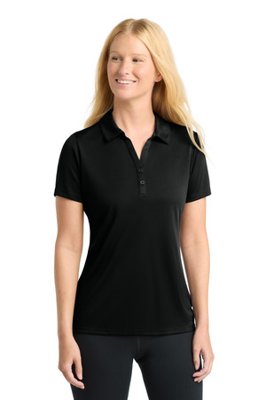 Sport-Tek LST550 Women's PosiCharge Competitor Polo, Black