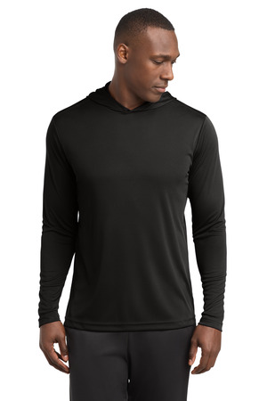 Sport-Tek ST358 PosiCharge Competitor Hooded Pullover, Black