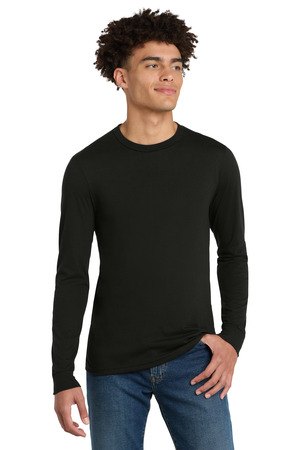 District DM132 Perfect Tri Long Sleeve Tee, Black