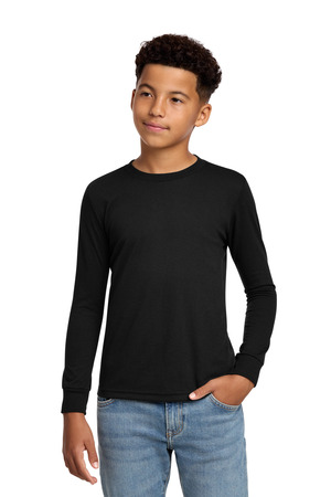 District DT132Y Youth Perfect Tri Long Sleeve Tee, Black