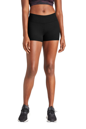 Sport-Tek LST475 Women's Interval 3 Short, Black