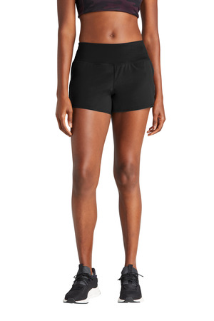 Sport-Tek LST485 Women's Repeat Short, Black