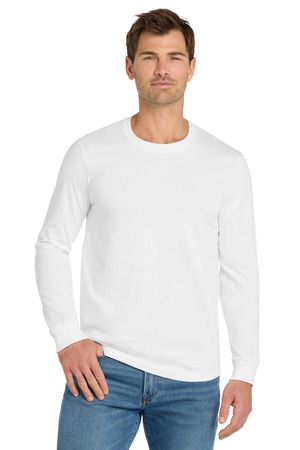 Volunteer Knitwear VL60LS Chore Long Sleeve Tee, White