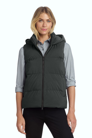 Mercer+Mettle MM7217 Women's Puffy Vest, Anchor Grey