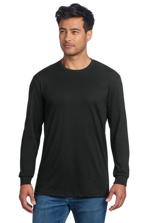 Next Level Apparel NL6211 Adult CVC Long Sleeve Tee, Black