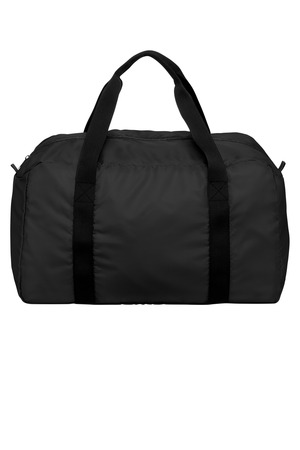 Port Authority BG820 Mini Ripstop Travel Duffel, Deep Black