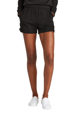 District DT1309 Women's Perfect Tri Fleece Short, Black