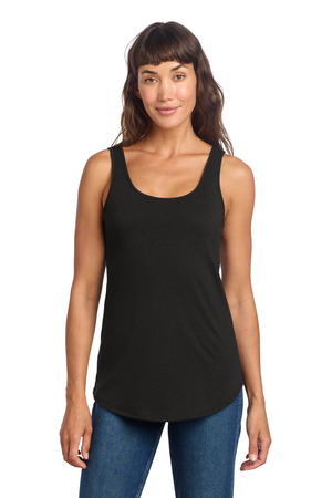 District DT151 Women's Perfect Tri Relaxed Tank, Black