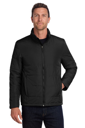Port Authority J852 Puffer Jacket, Deep Black